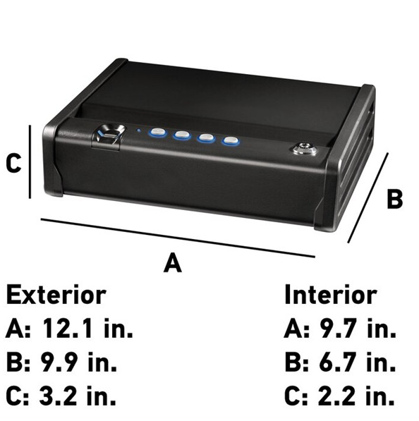 One-Gun Safe with Biometric Lock